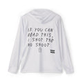 White No Shoot Sun Hoodie