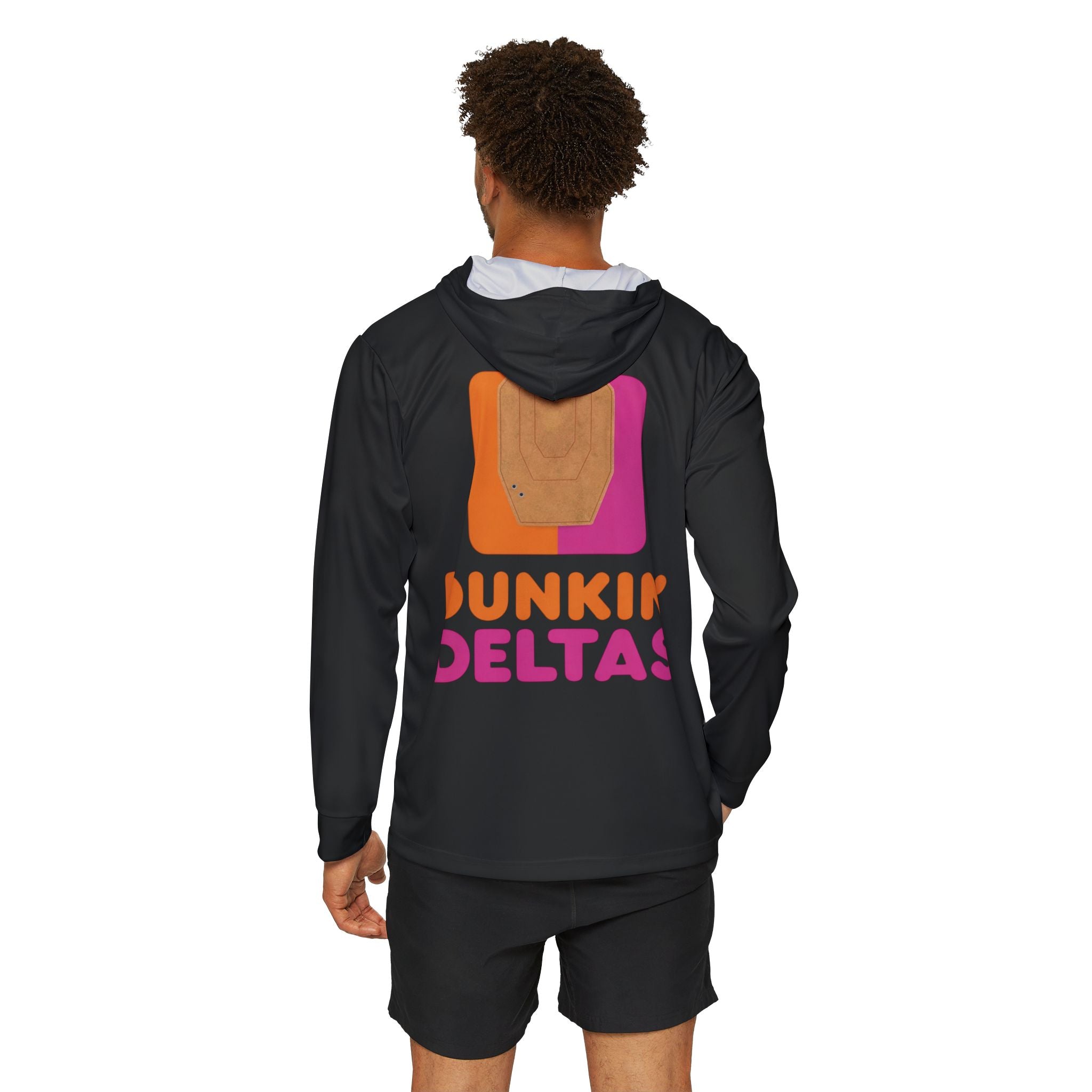 Black Dunkin Deltas Sun Hoodie