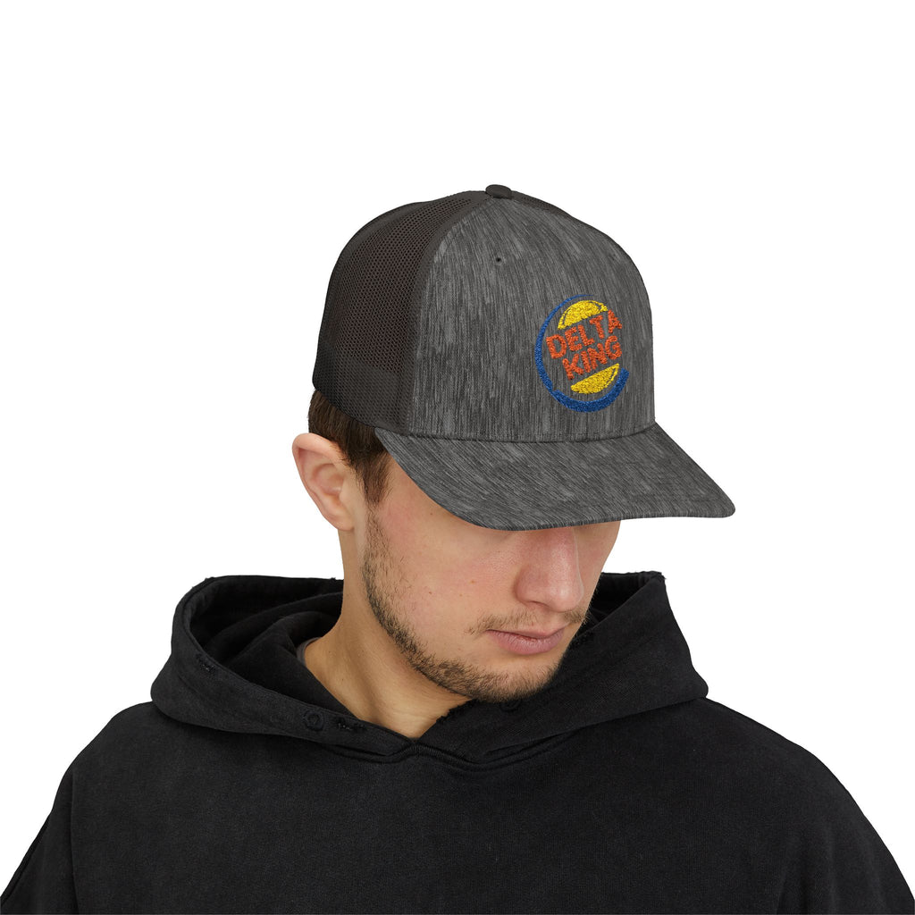 Delta King Embroidered Trucker Cap