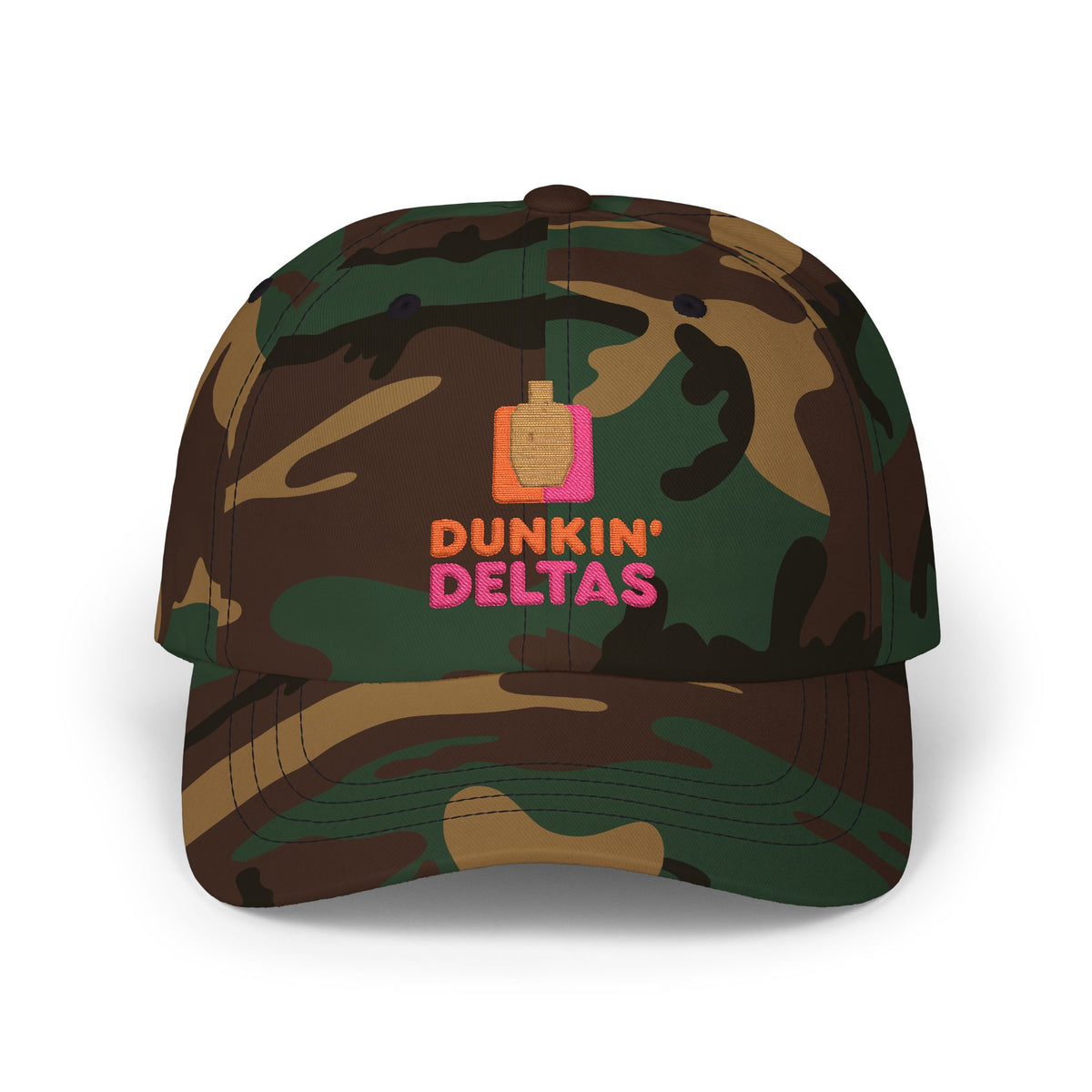 Dunkin Deltas Dad Cap — Embroidered