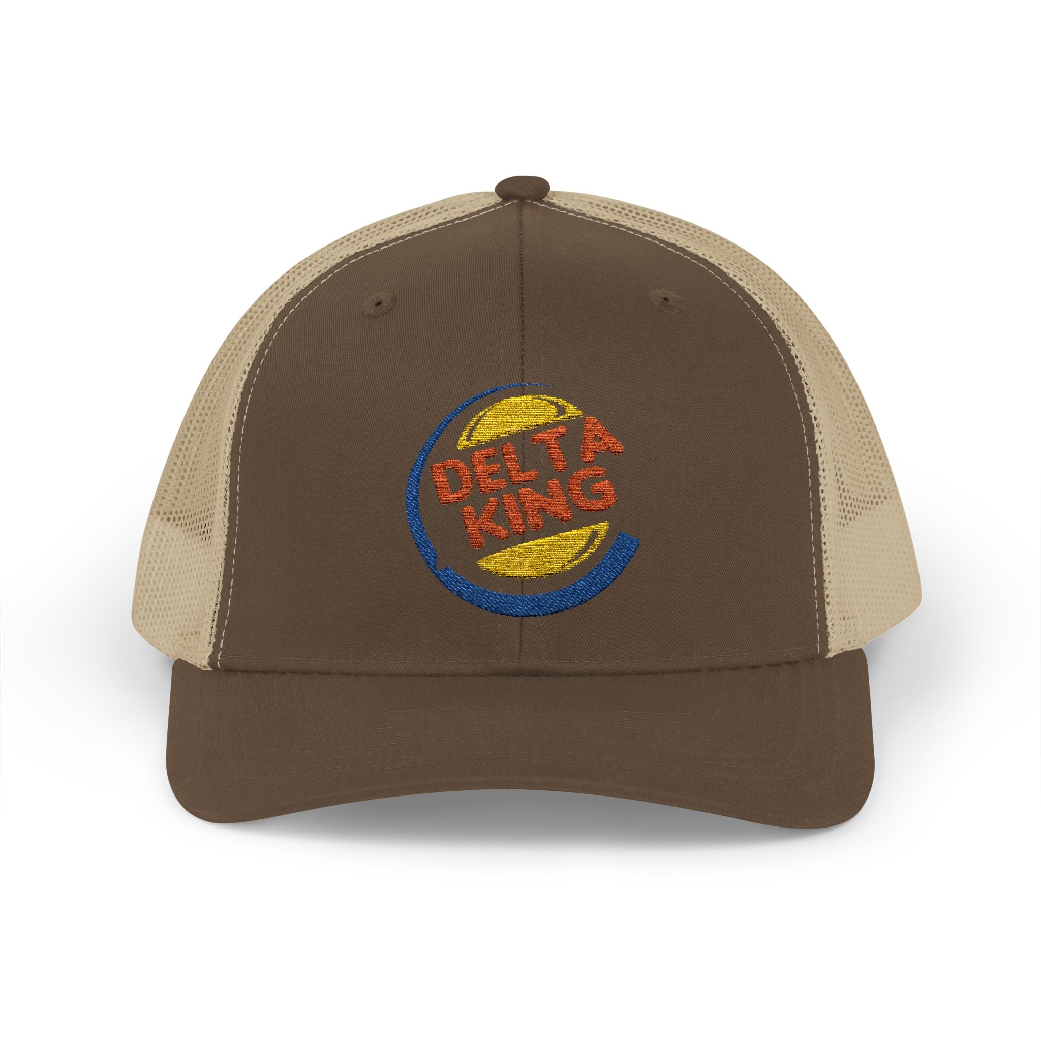 Delta King Embroidered Trucker Cap