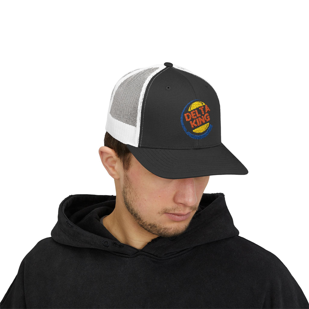 Delta King Embroidered Trucker Cap