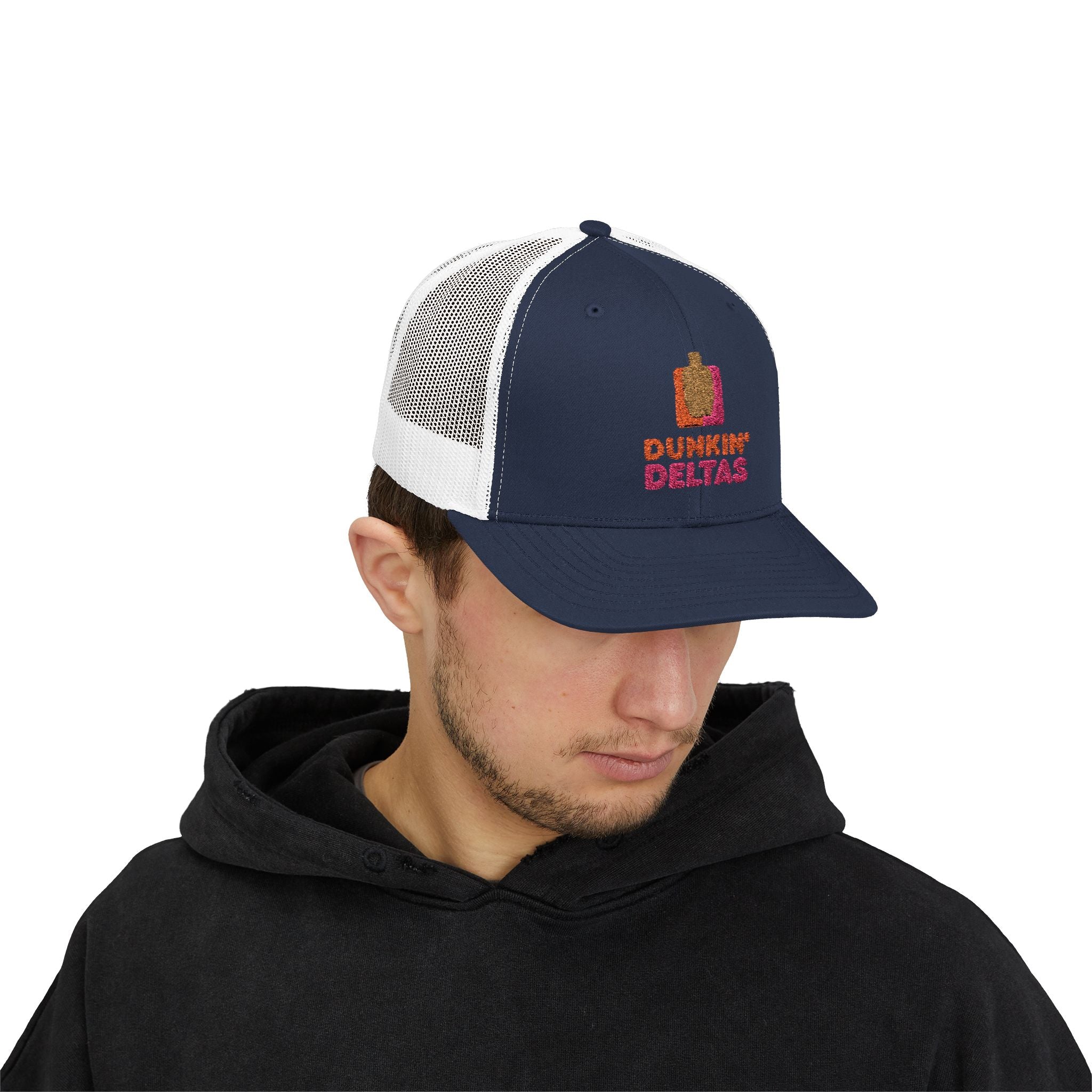 Dunkin Deltas Embroidered Trucker Cap