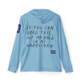 Blue Wheelchair Sun Hoodie