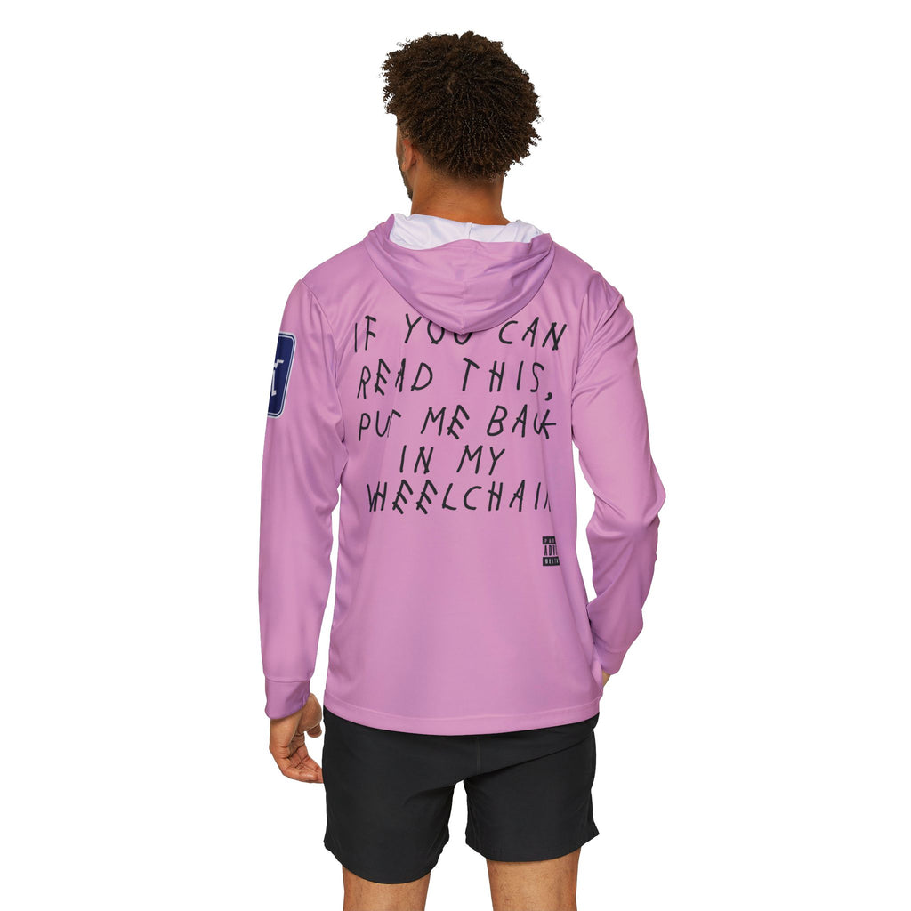 Pink Wheelchair Sun Hoodie