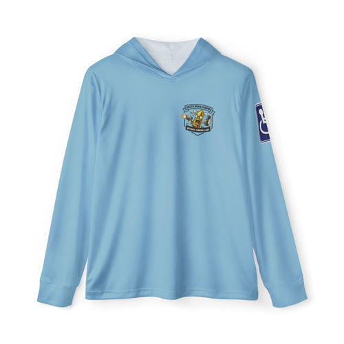 Blue Wheelchair Sun Hoodie