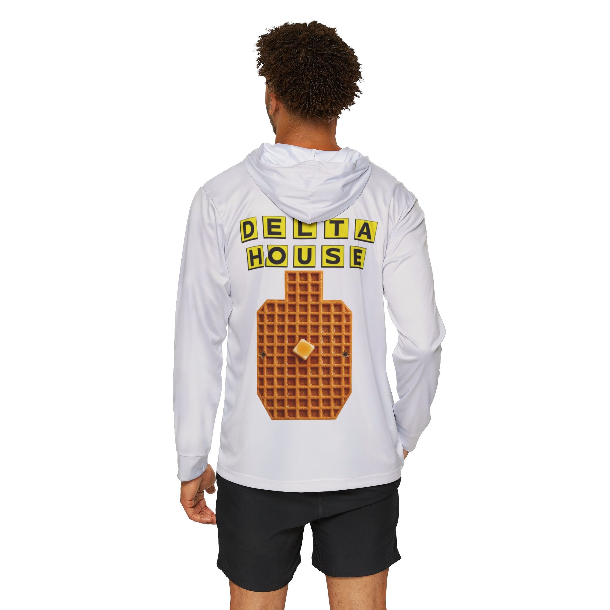 White Delta House Sun Hoodie