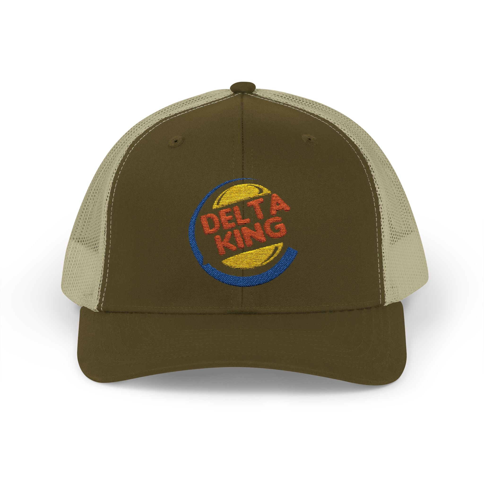 Delta King Embroidered Trucker Cap