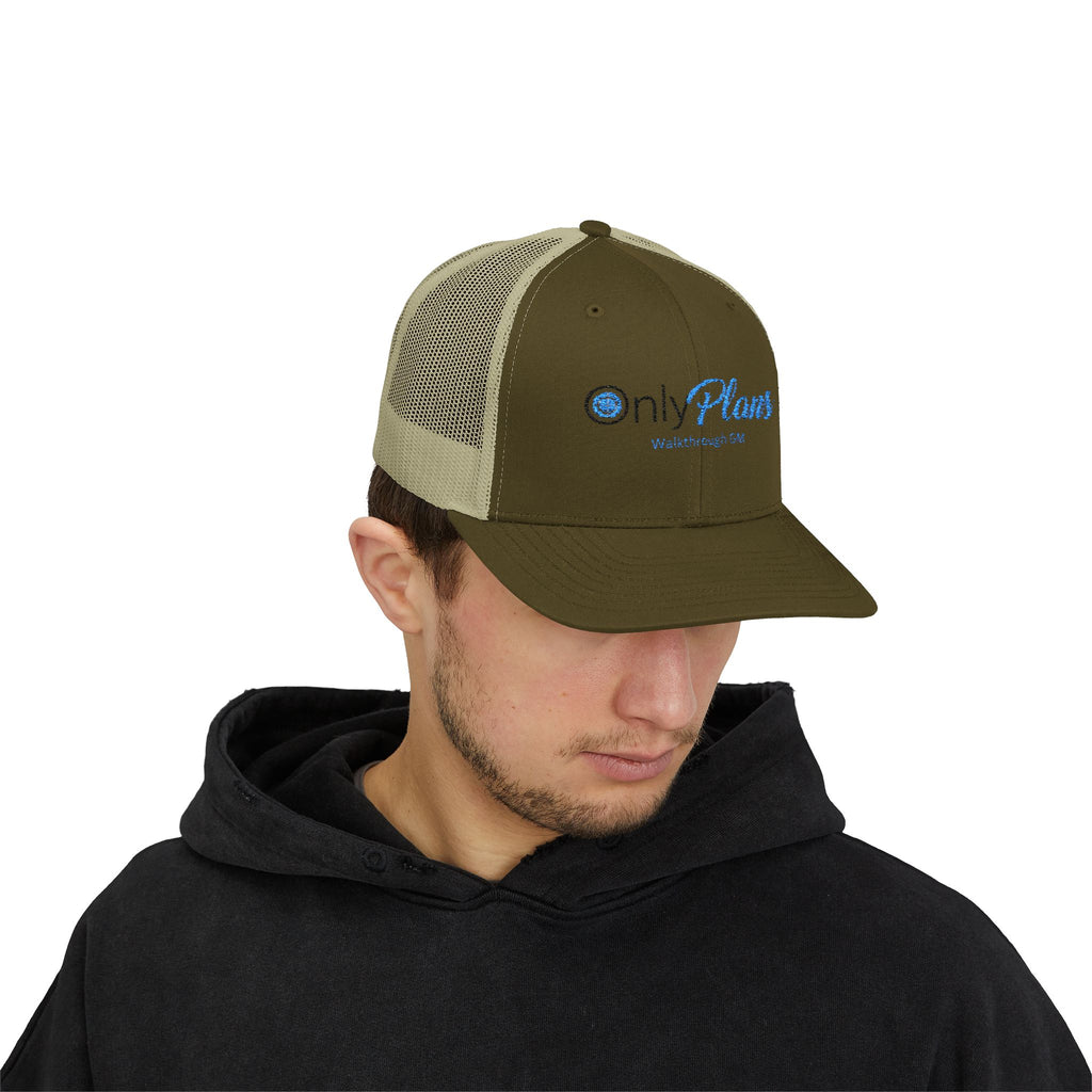 OnlyPlans Ebroidered Trucker Cap