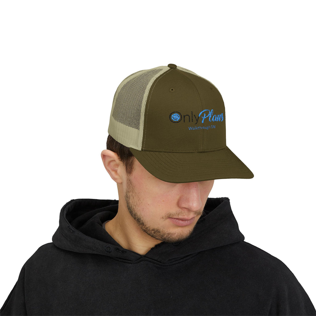 OnlyPlans Ebroidered Trucker Cap