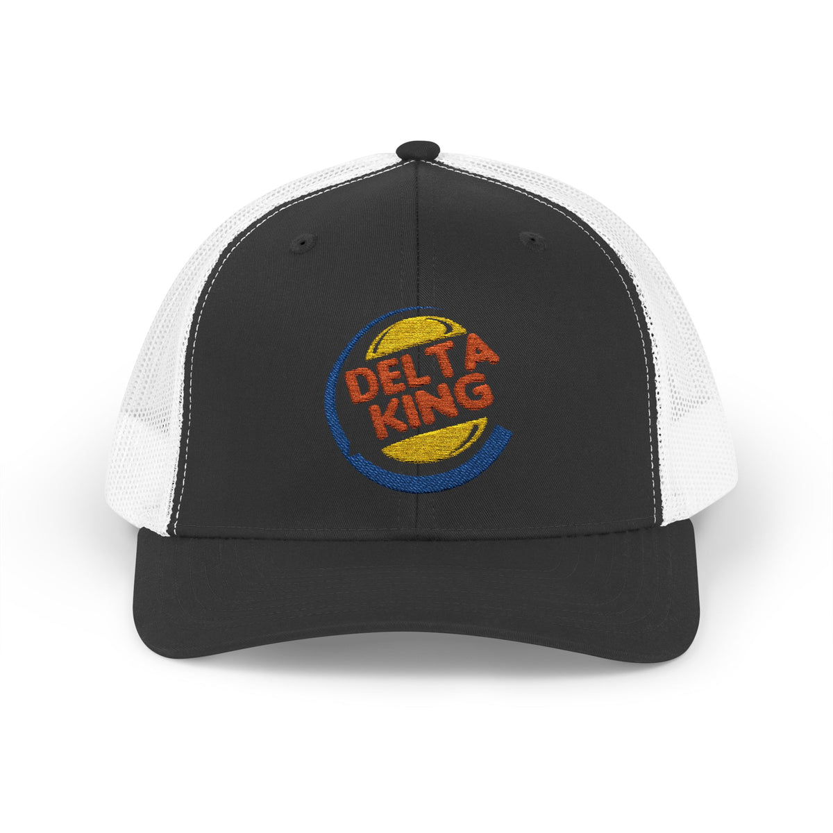 Delta King Embroidered Trucker Cap