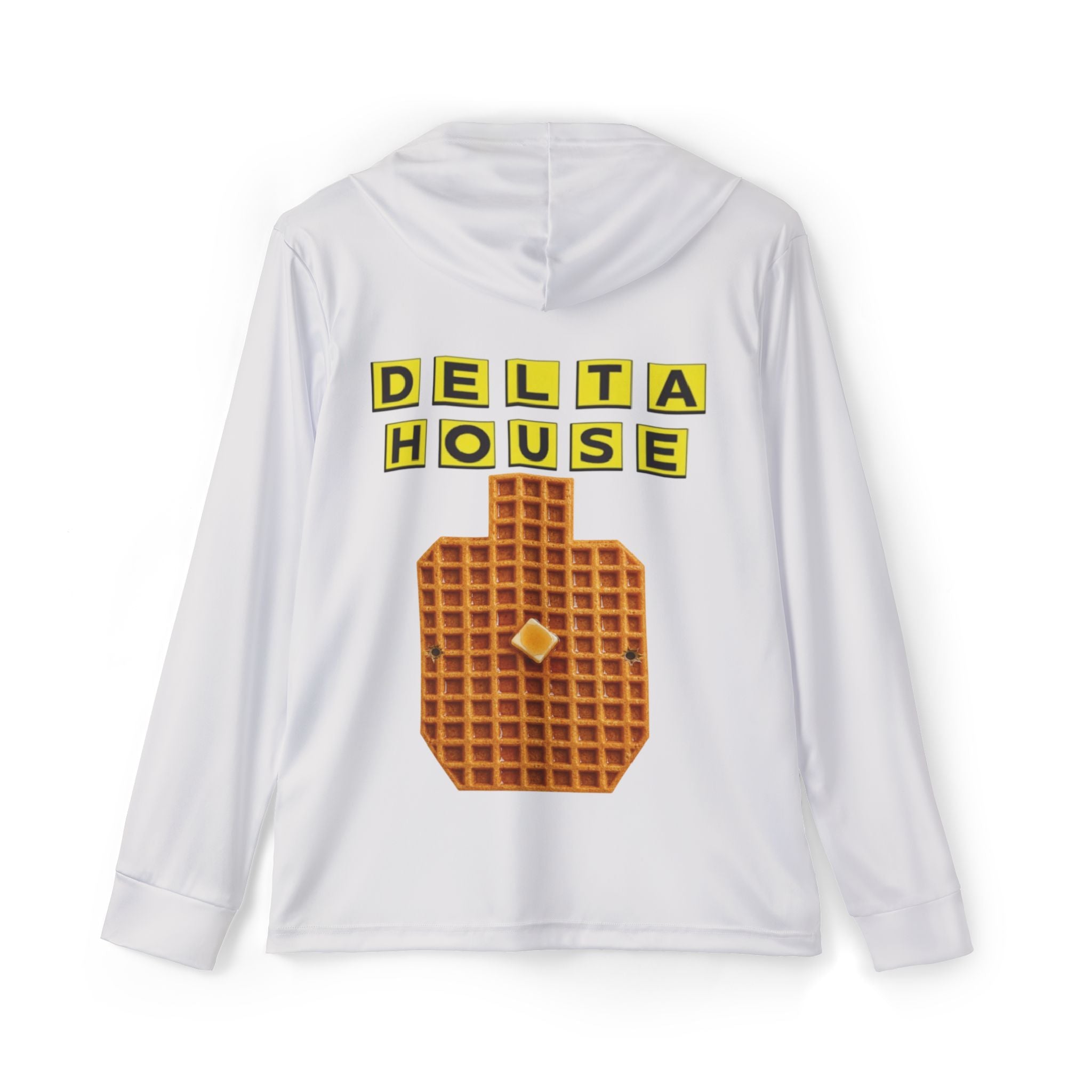White Delta House Sun Hoodie