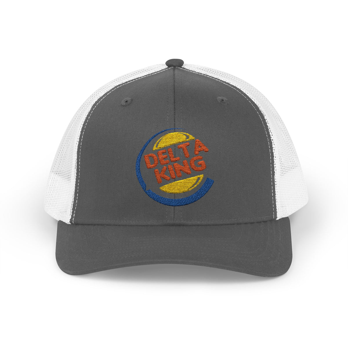 Delta King Embroidered Trucker Cap