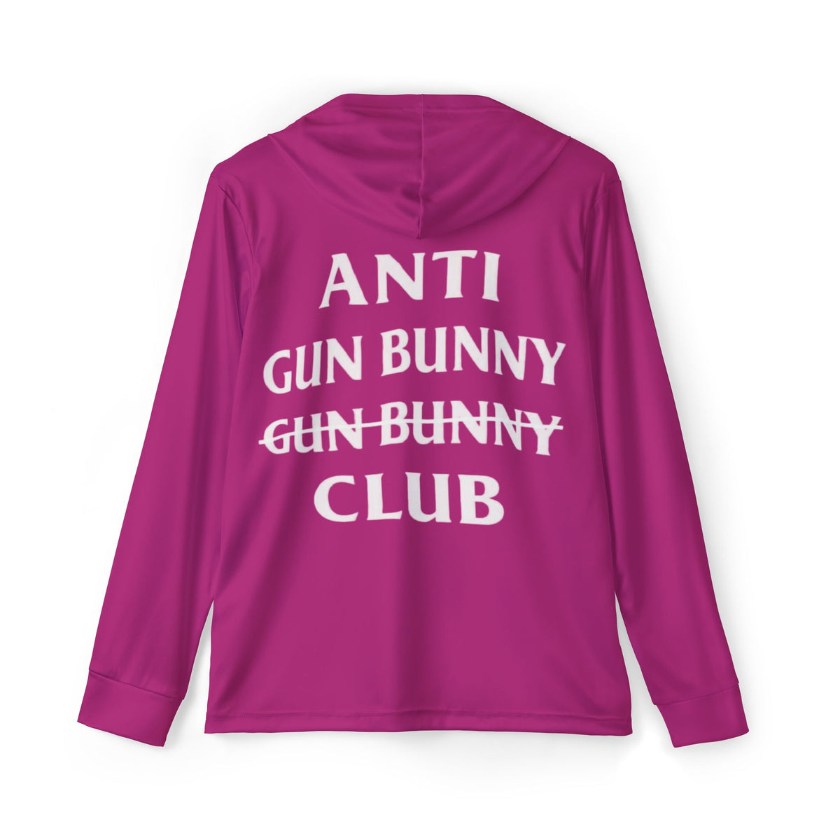 Dark Pink Anti Gun Bunny Sun Hoodie
