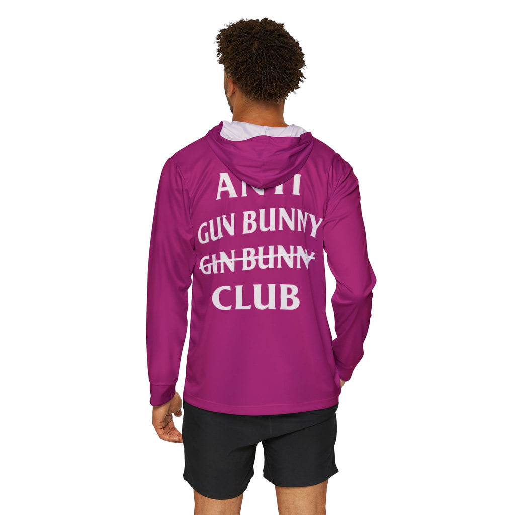 Dark Pink Anti Gun Bunny Sun Hoodie