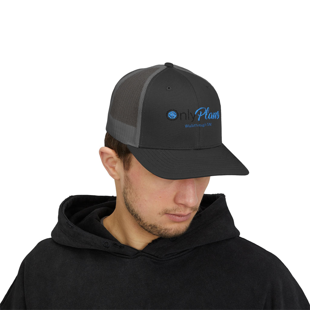 OnlyPlans Ebroidered Trucker Cap