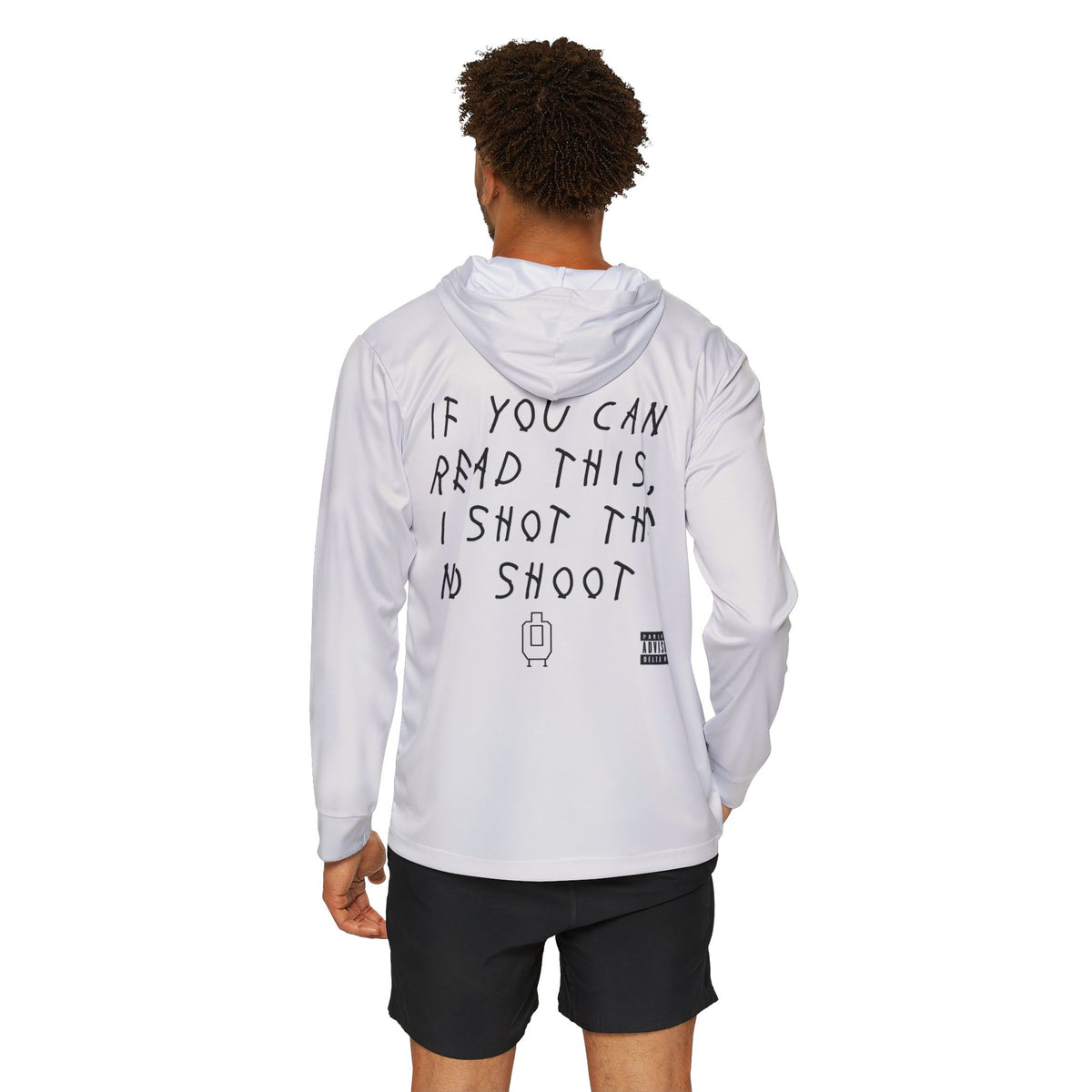 White No Shoot Sun Hoodie