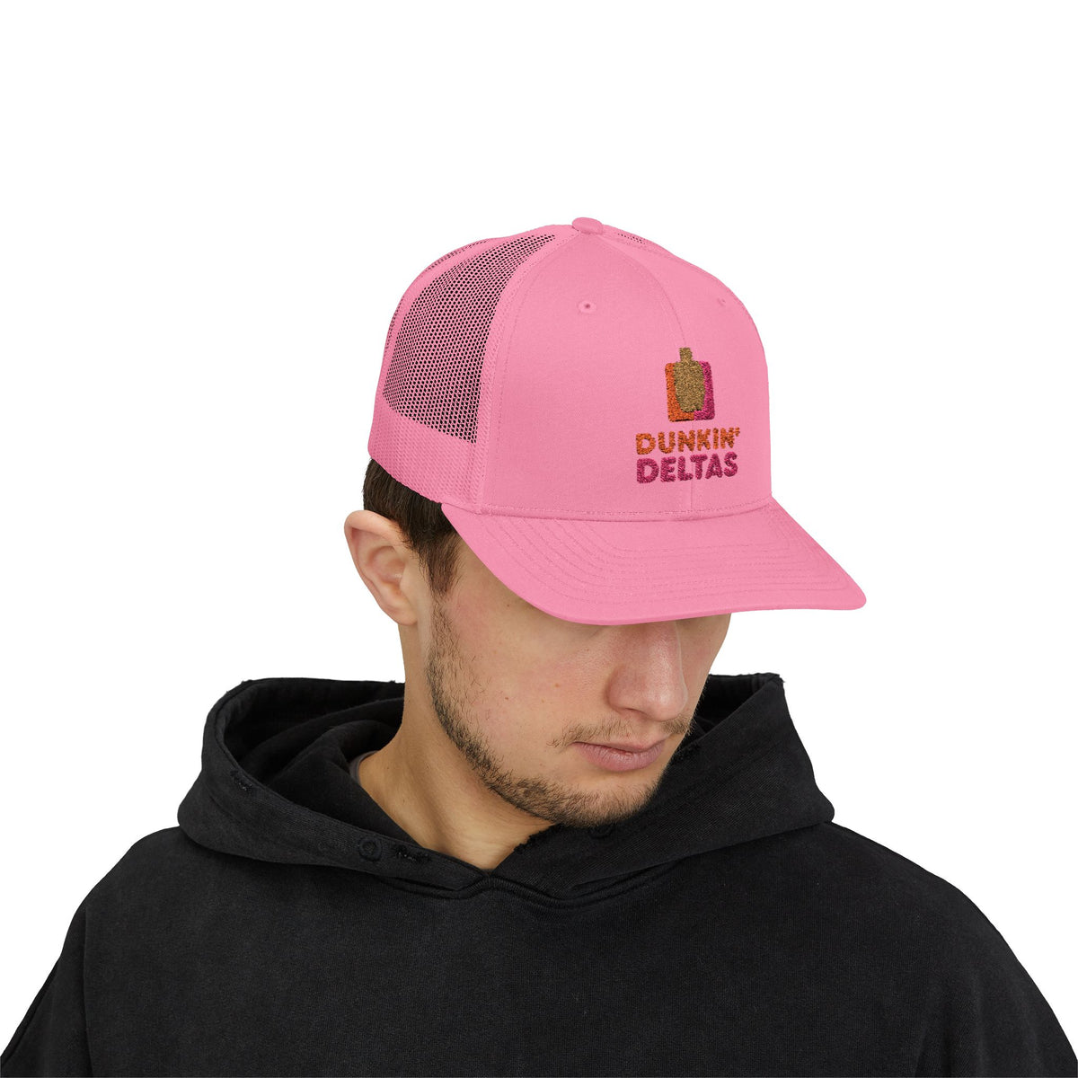 Dunkin Deltas Embroidered Trucker Cap