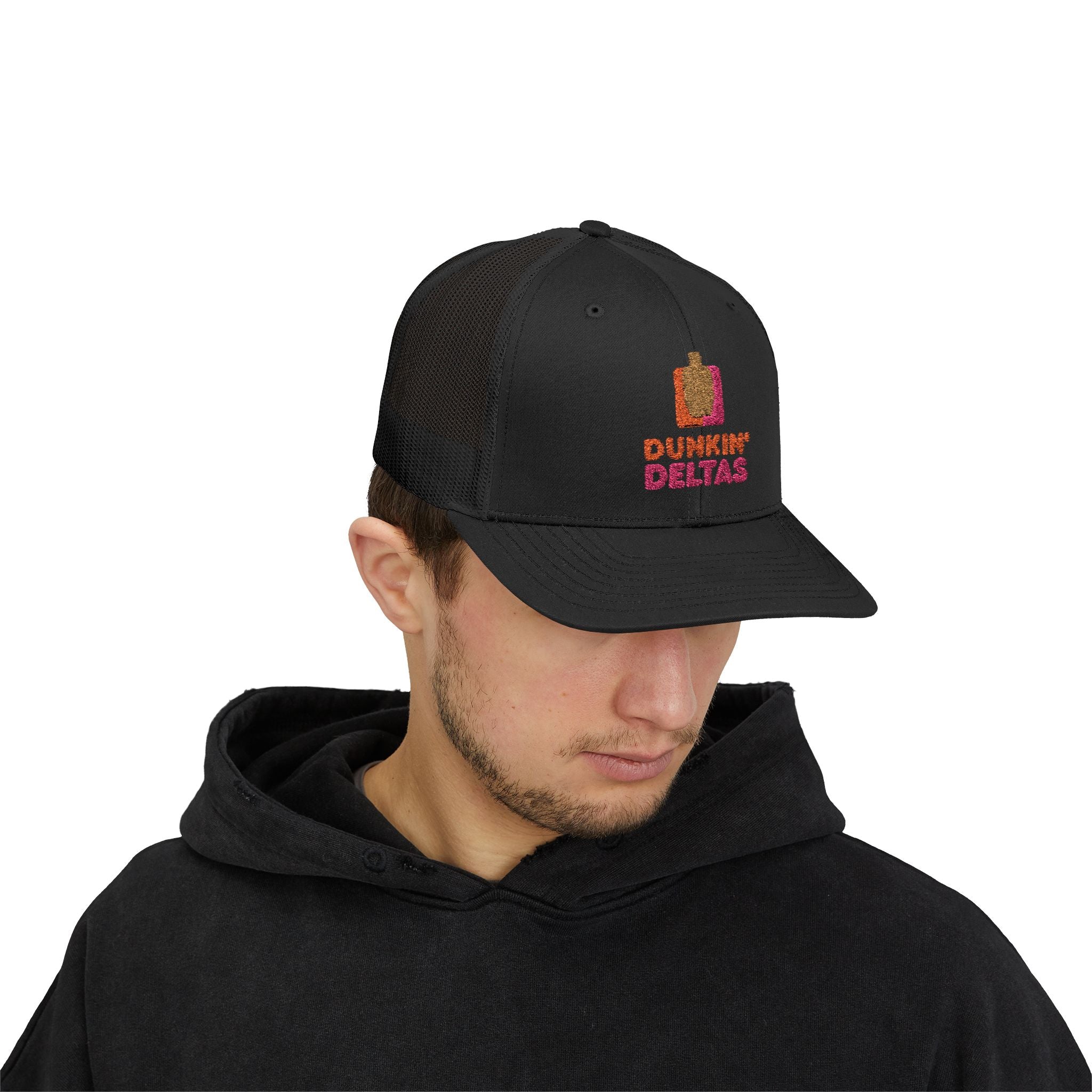 Dunkin Deltas Embroidered Trucker Cap