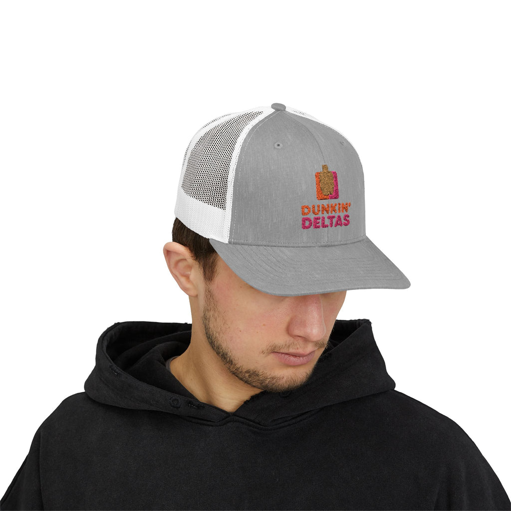 Dunkin Deltas Embroidered Trucker Cap