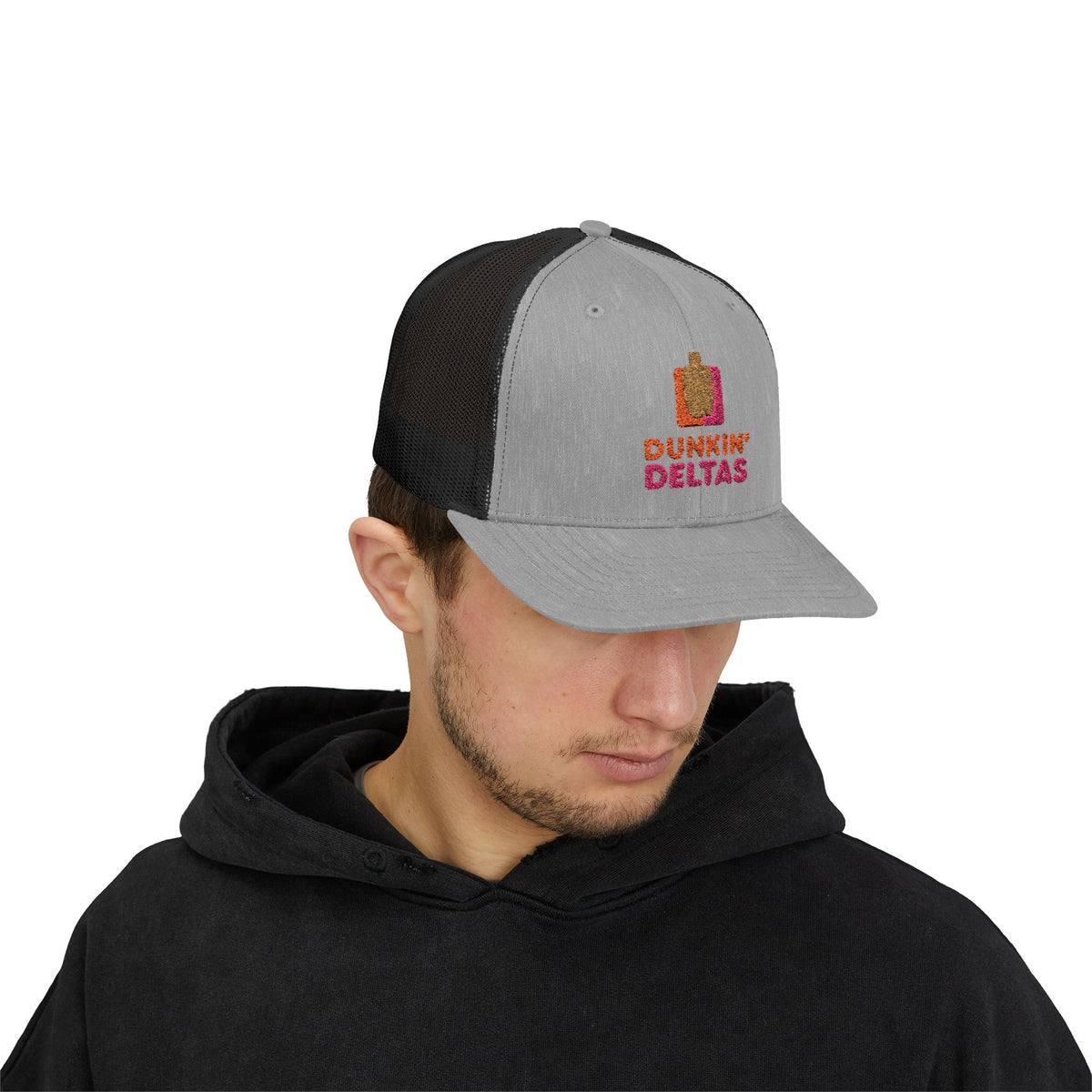 Dunkin Deltas Embroidered Trucker Cap