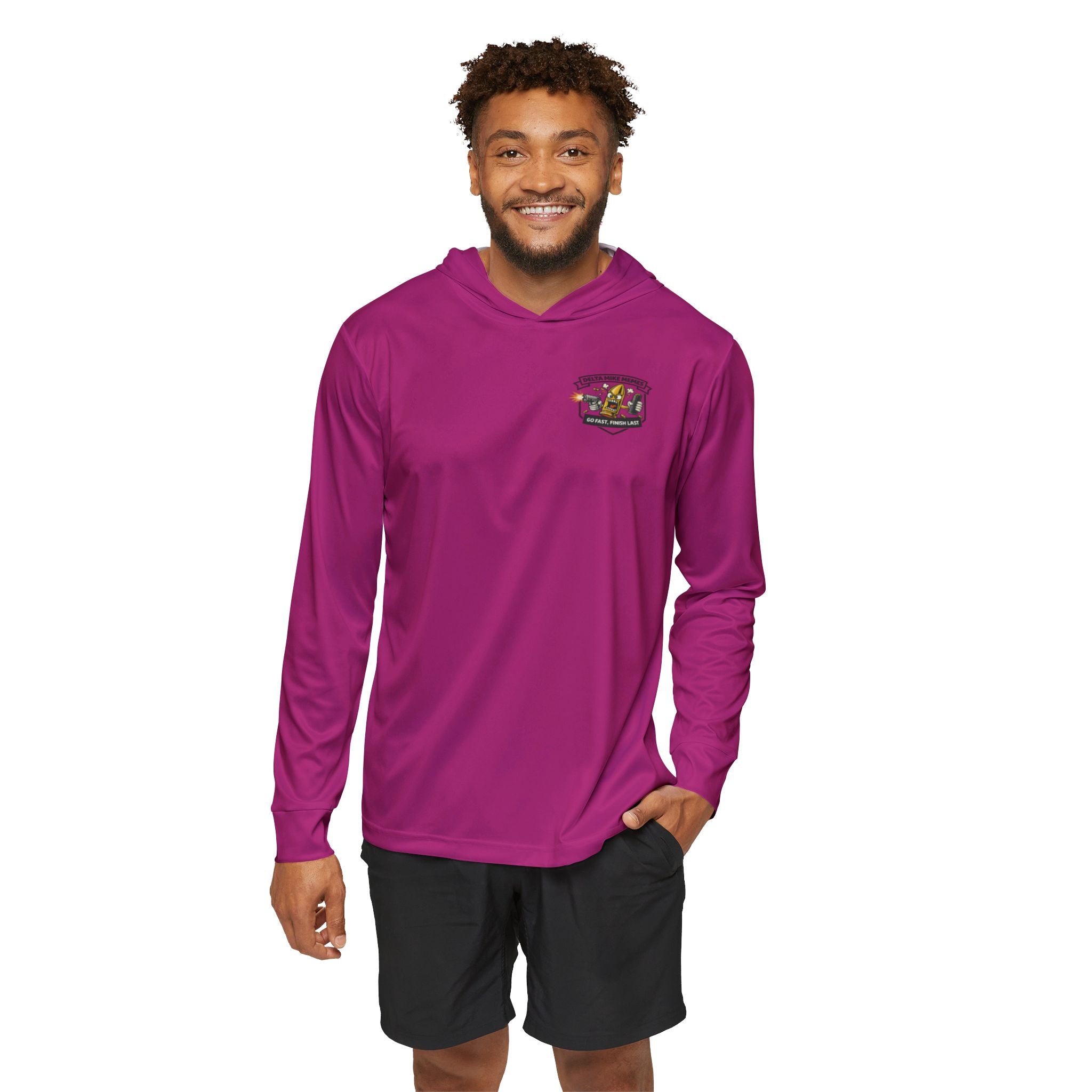 Dark Pink Anti Gun Bunny Sun Hoodie
