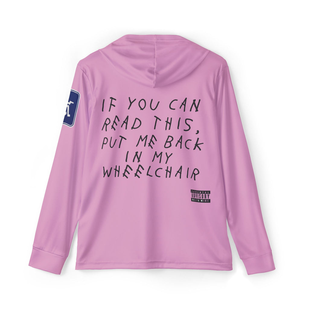 Pink Wheelchair Sun Hoodie