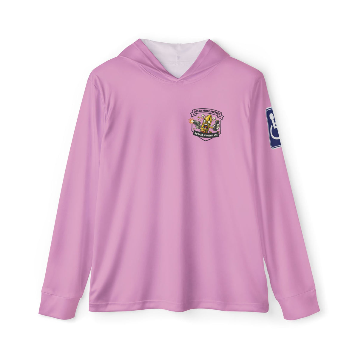 Pink Wheelchair Sun Hoodie