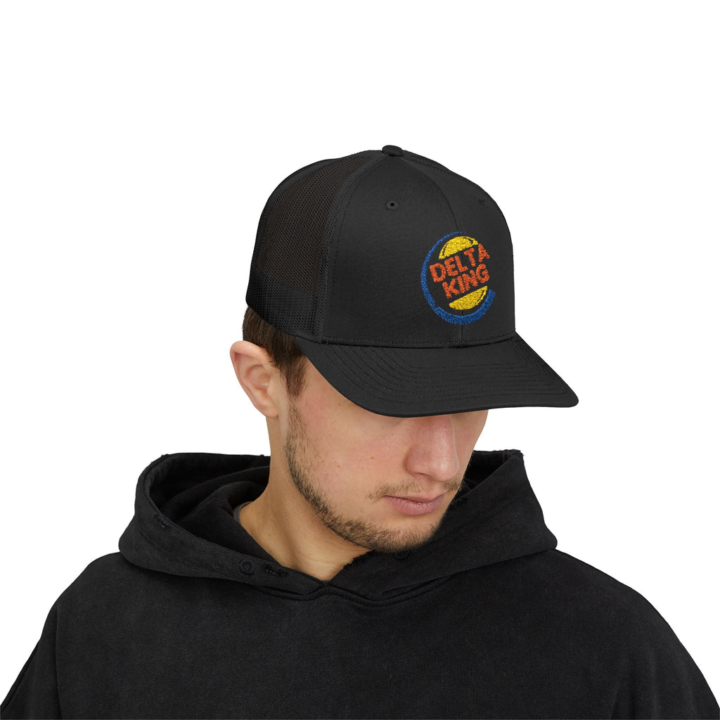 Delta King Embroidered Trucker Cap