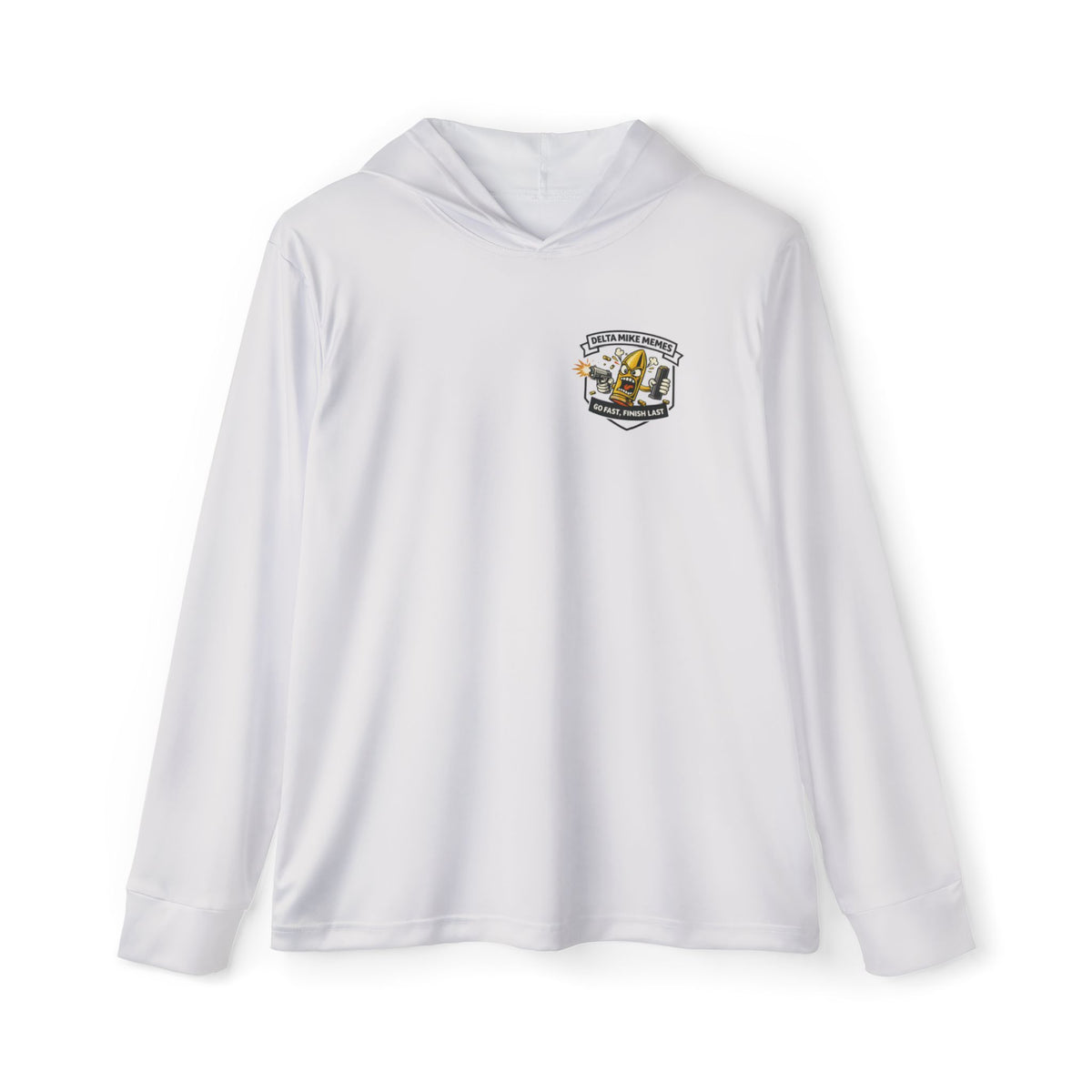 White No Shoot Sun Hoodie