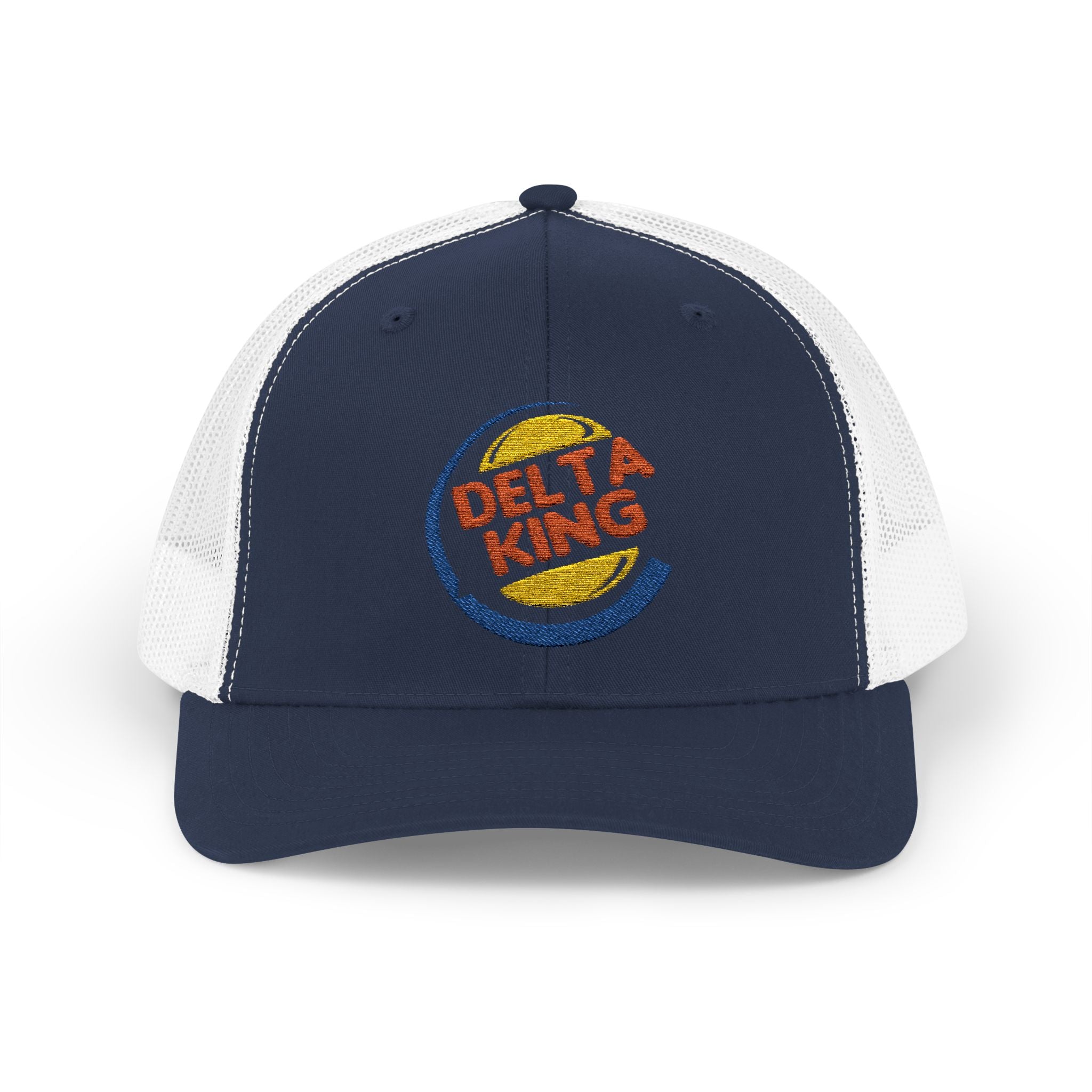 Delta King Embroidered Trucker Cap