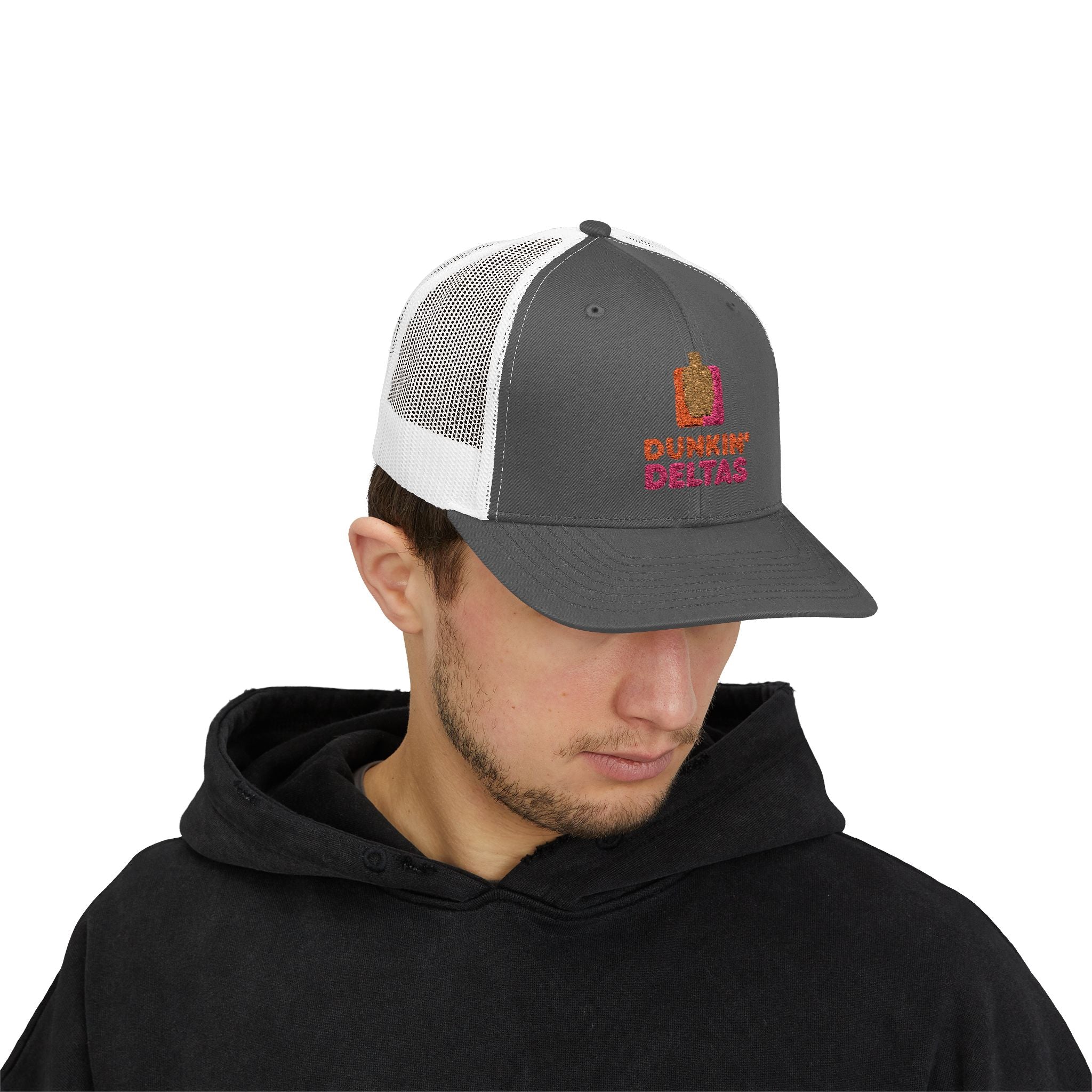 Dunkin Deltas Embroidered Trucker Cap