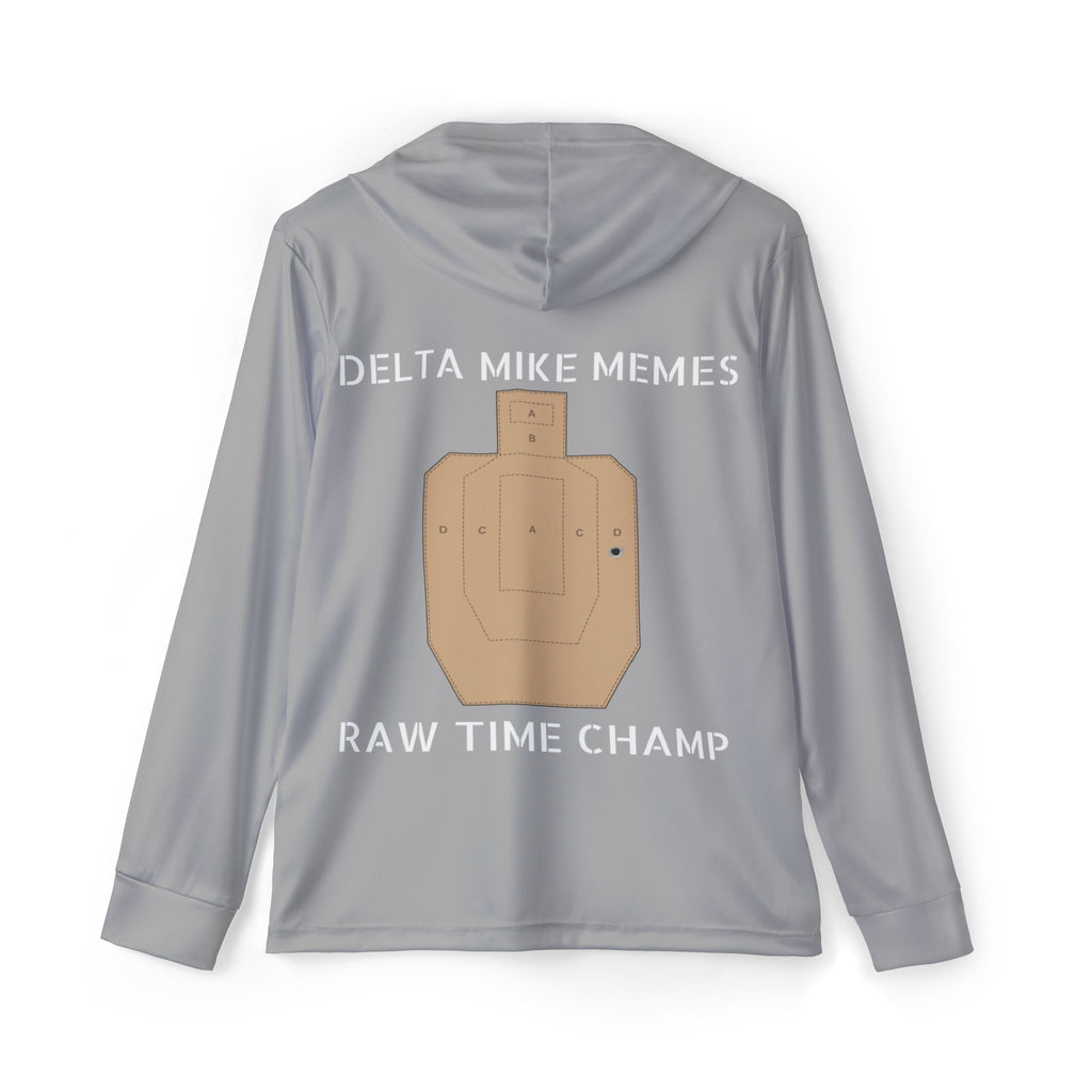 Grey Raw Time Sun Hoodie