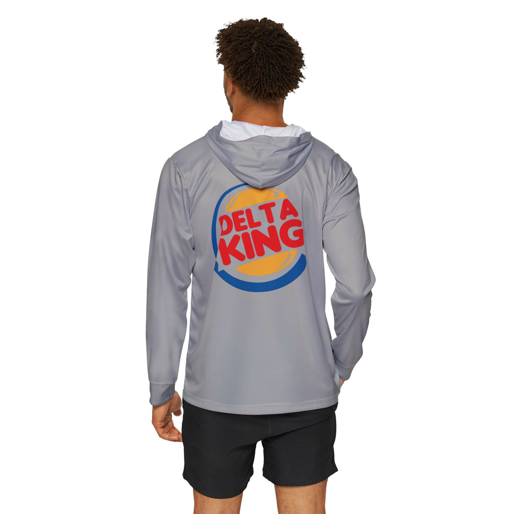Grey Delta King Sun Hoodie