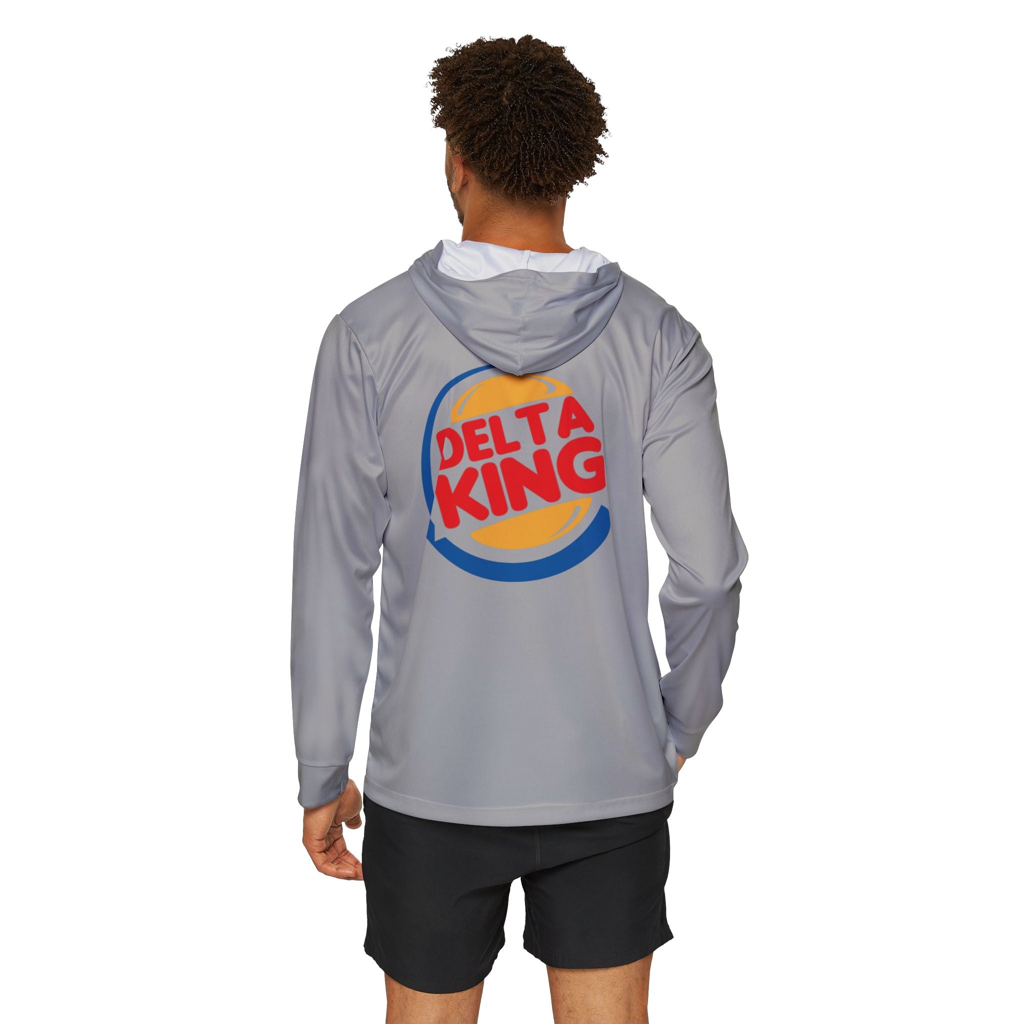 Grey Delta King Sun Hoodie