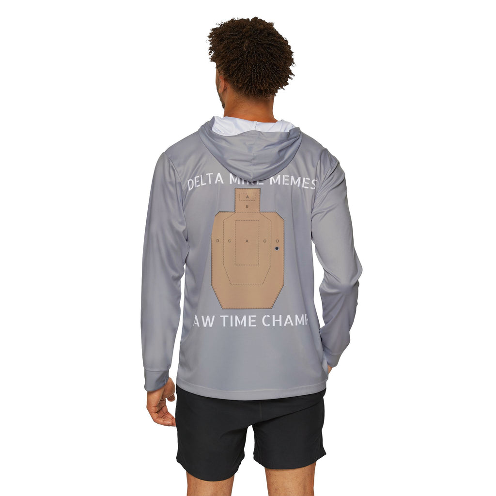 Grey Raw Time Sun Hoodie