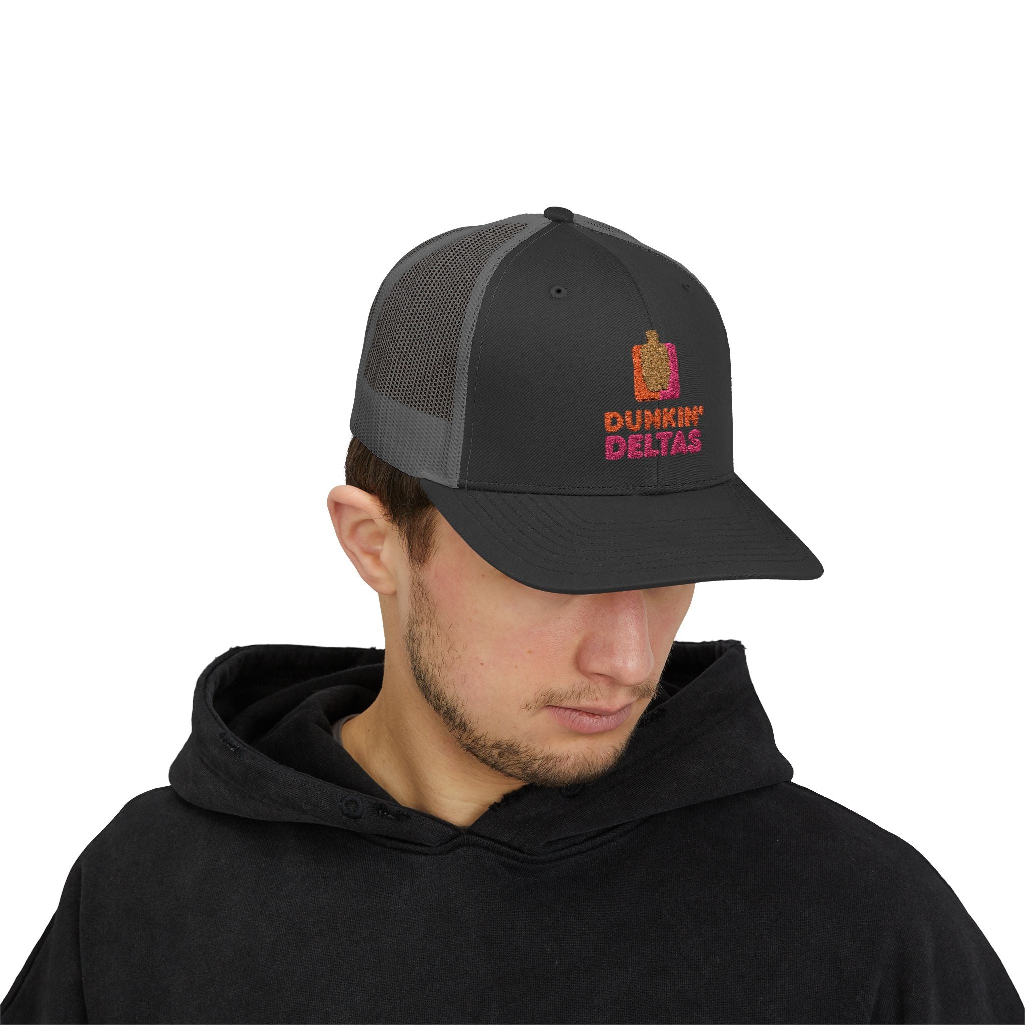 Dunkin Deltas Embroidered Trucker Cap